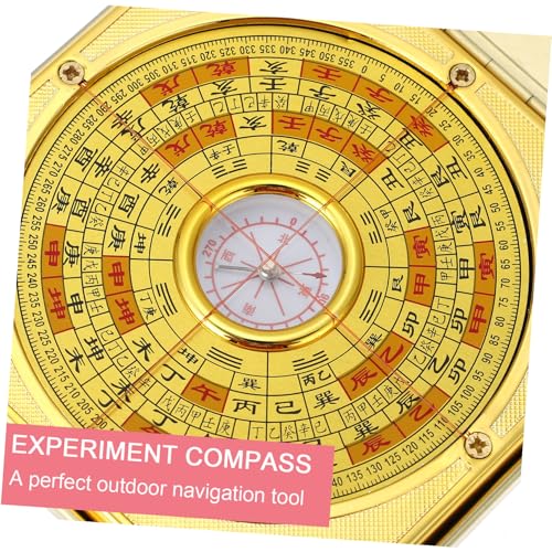 Brújula pequeña Feng Shui con precisión de 10 cm miniatura 3