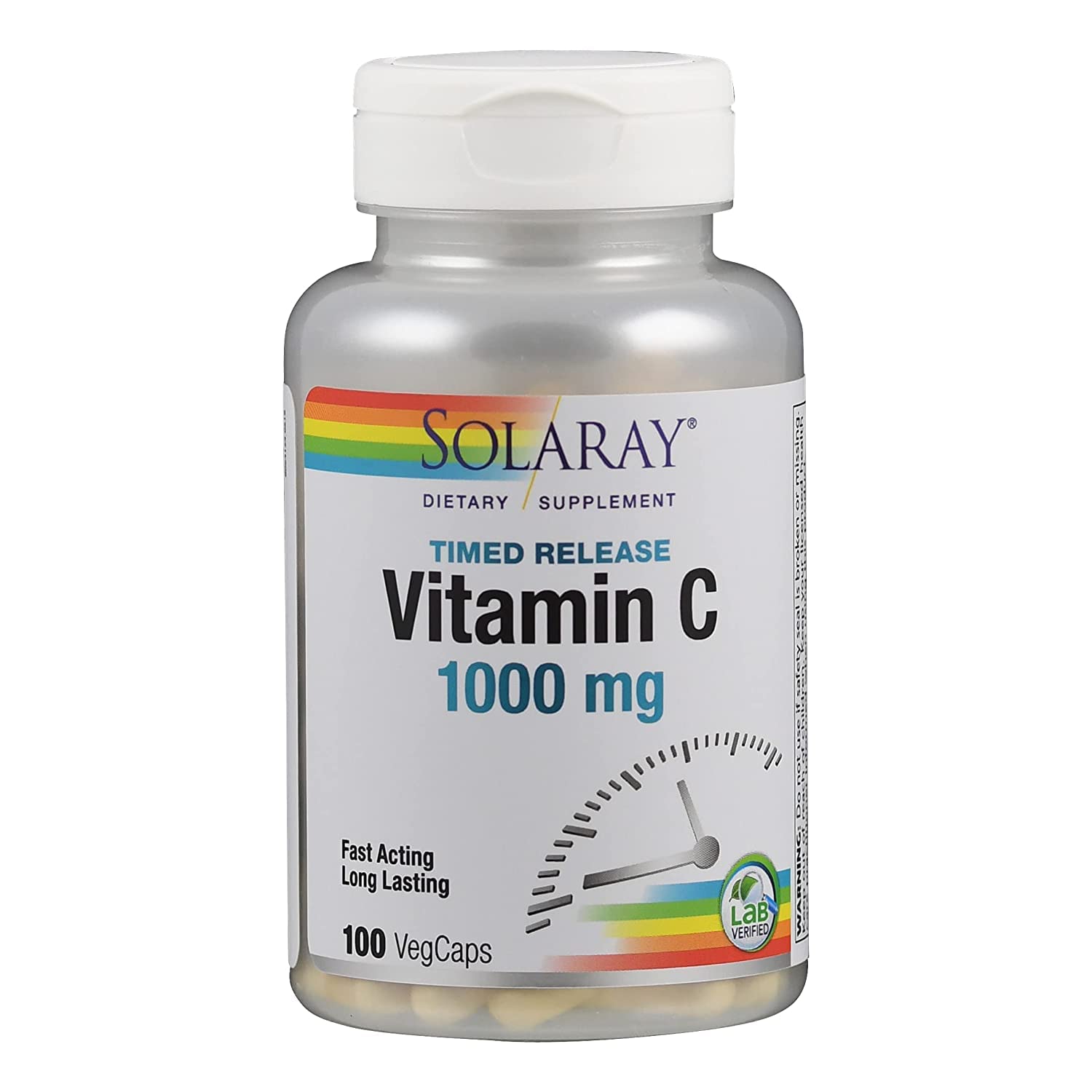 Solaray Vitamin C 1000mg Timed Release Capsules