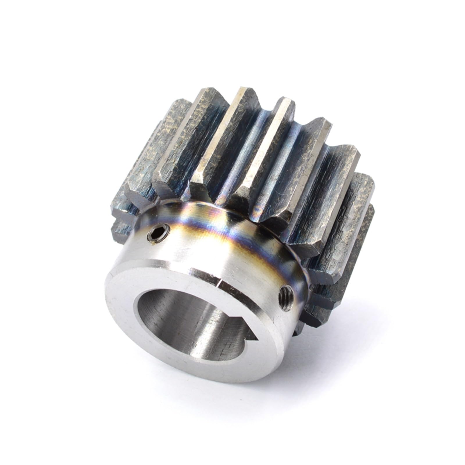 1 unidad de engranajes rectos de 3 módulos, 20 dientes, con orificio for chavetero de 15/16/18/20/22/24/25/28/30/32mm para equipos CNC(20T Bore 18mm+keyway 6mm)