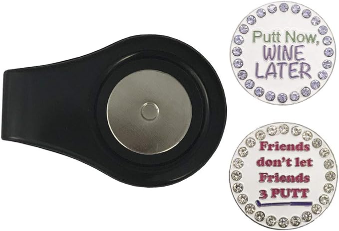 Review Giggle Golf Magnetic Ball Marker Clip with Two Bling Golf Ball Markers Review Giggle Golf Magnetic Ball Marker Clip with Two Bling Golf Ball Markers