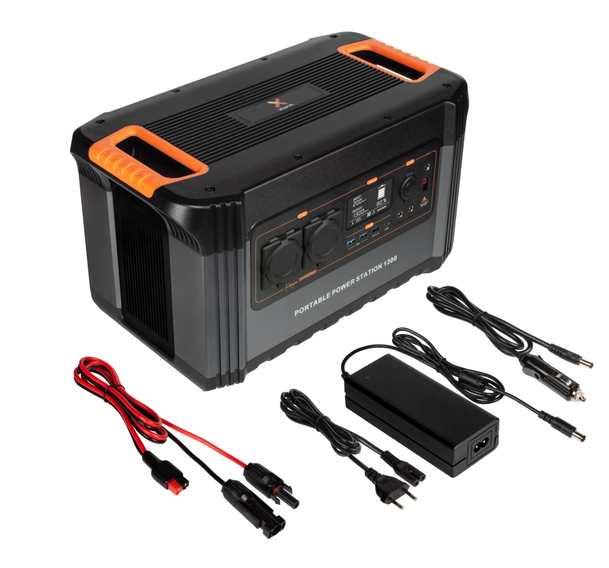 XtormPORTABLE POWER STATION 1300 BLACK ORANGE UK