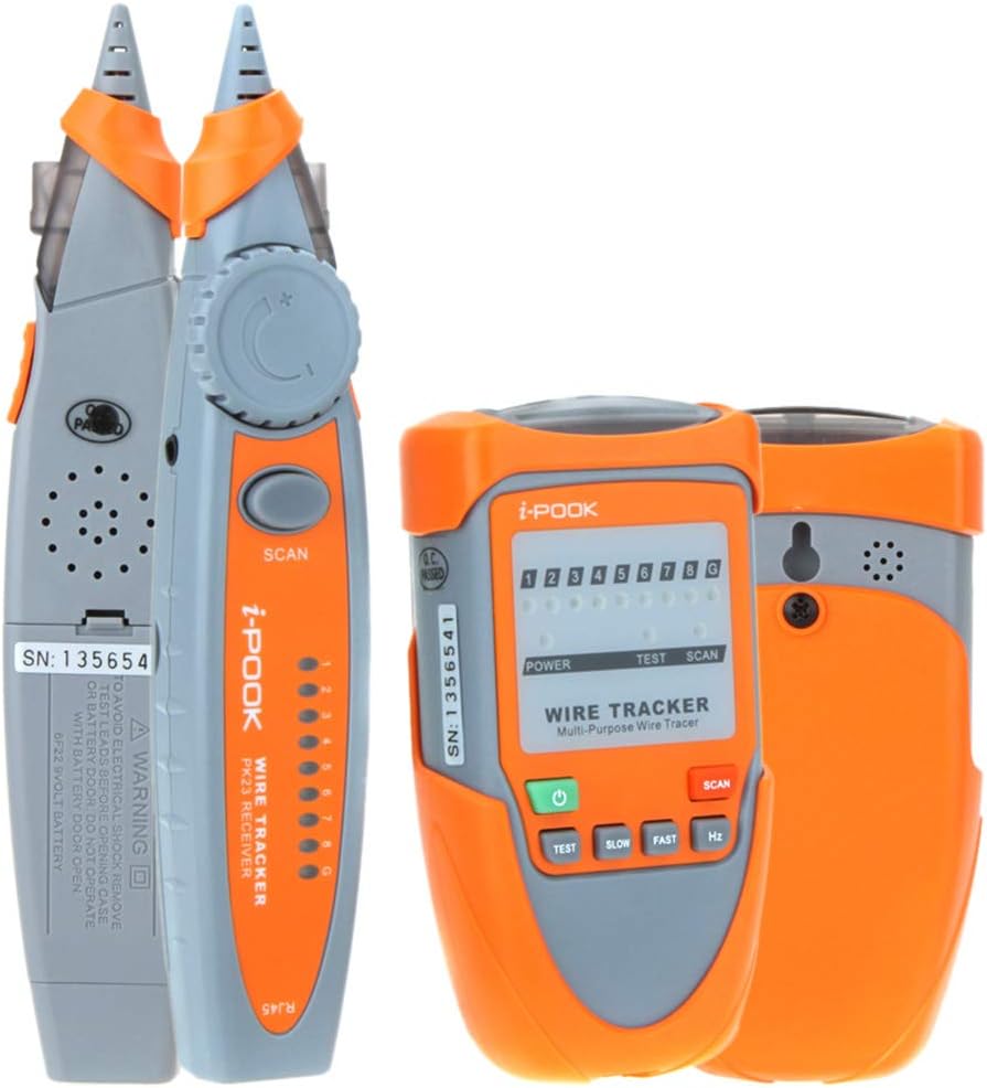 Decdeal Original i-POOK PK65H Multi-Purpose Wire Tracker Cable Tester w/Adjustable Sensitivity