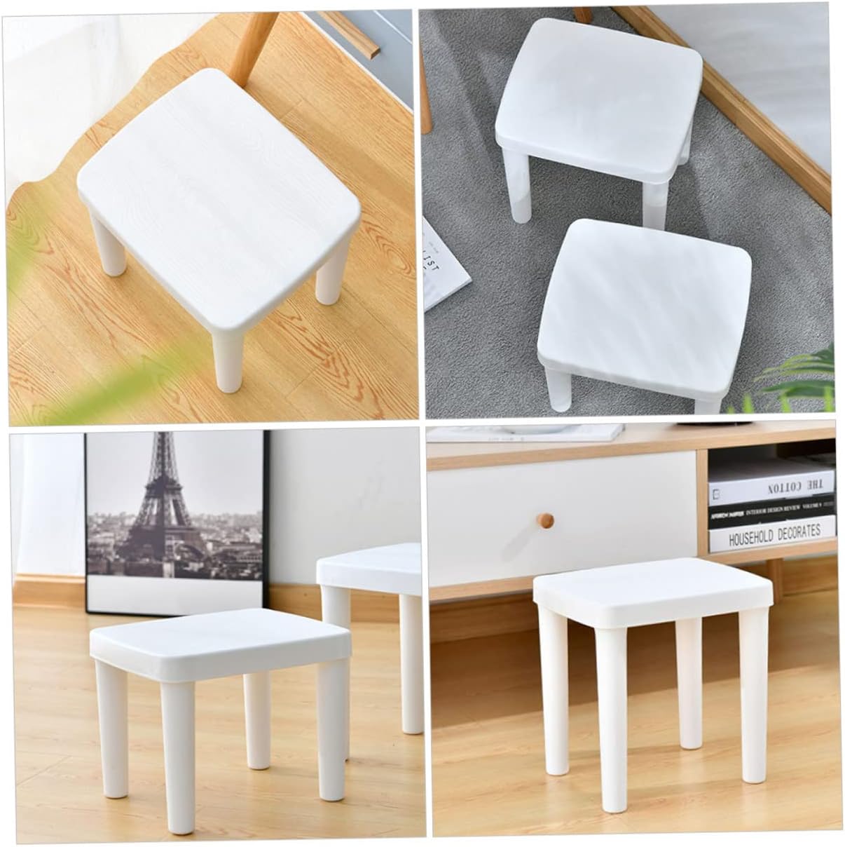 FAVOMOTO Non-Slip Step Stool for Boy Girl Lightweight Bathroom Kitchen Pedal Footstool Durable Design for Toddlers for Potty Training Daily Use