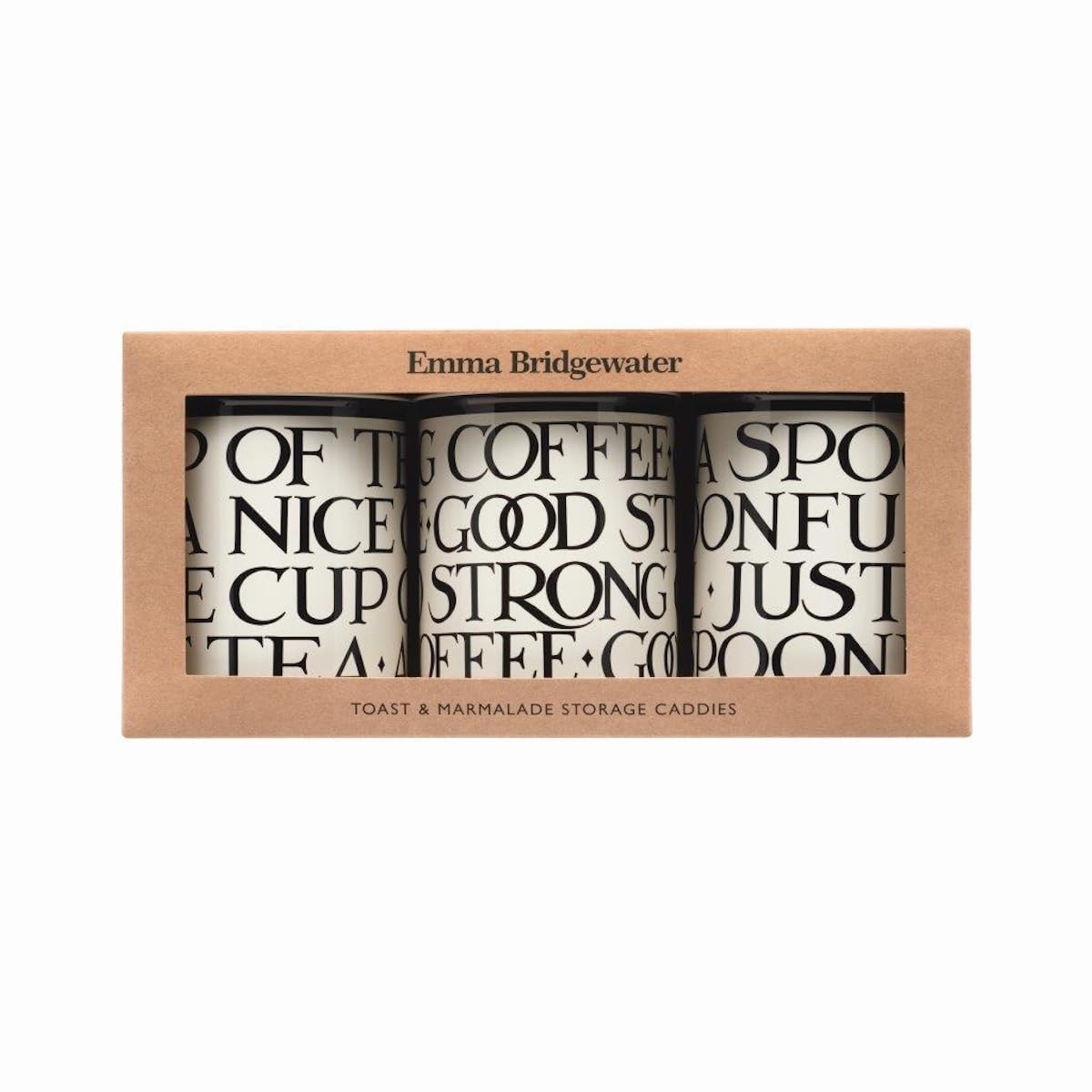 Elite Tins Emma Bridgewater Toast & Marmalade Set Of Three Canisters