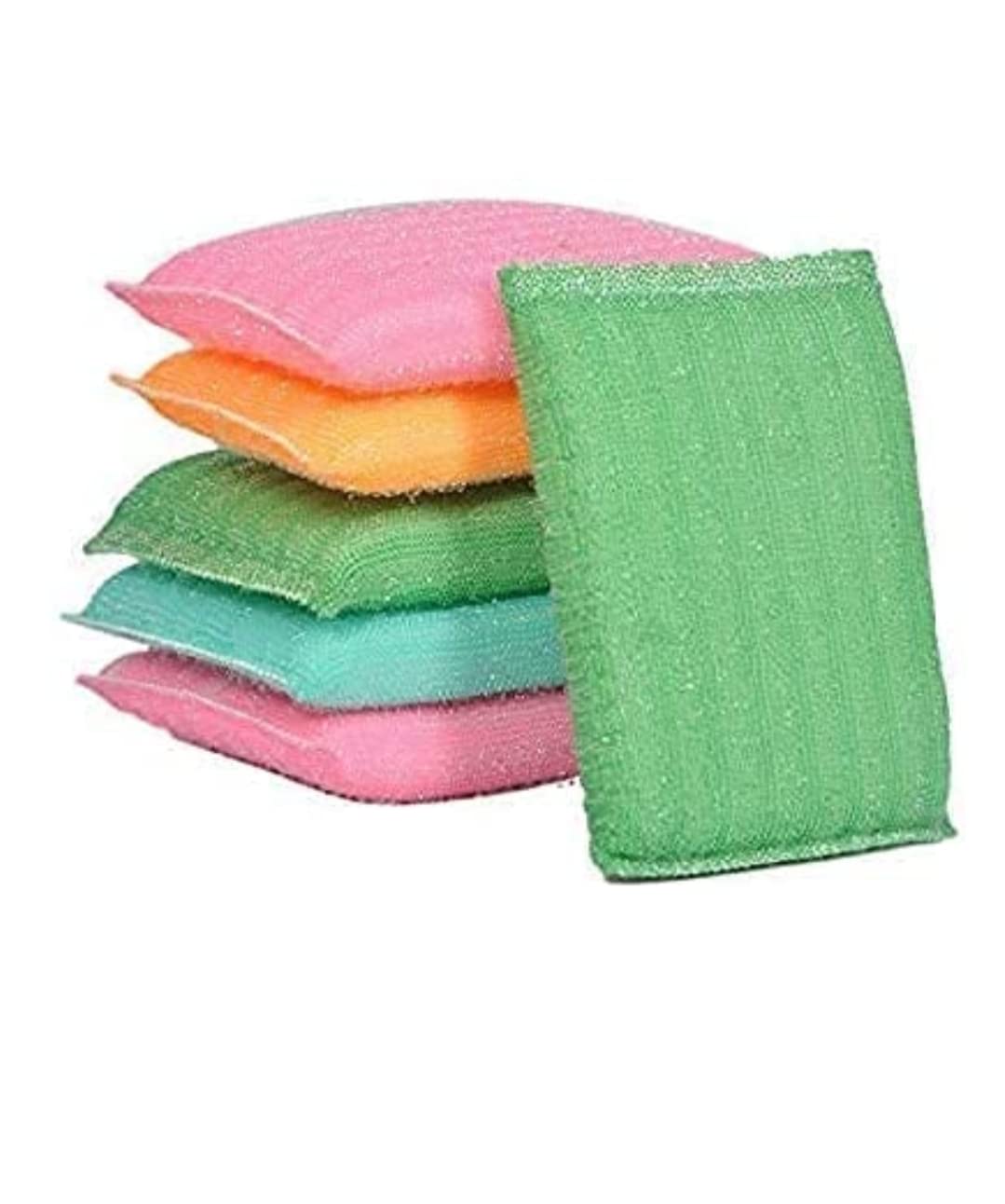Multi Colour Foam Pad Sponge Scrubber Kitchen Scrubber for Dish/Utensils/Tiles Cleaning Heavy Quality (24) (B09X1ZF253) Amazon Price History, Amazon Price Tracker