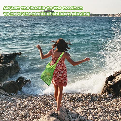 RIMOBUL Sand Away Beach Treasures Seashell Pocket Mesh Bags - Set of 2 (Large) (Irish Green) by RIMOBUL - Image 5