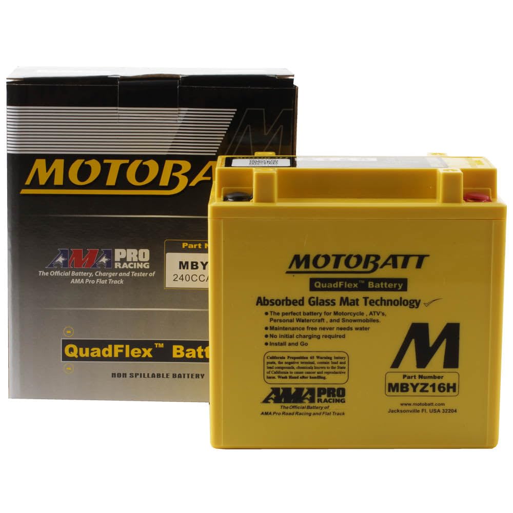 Motobatt - Mbyz16h Motocicleta Recargable