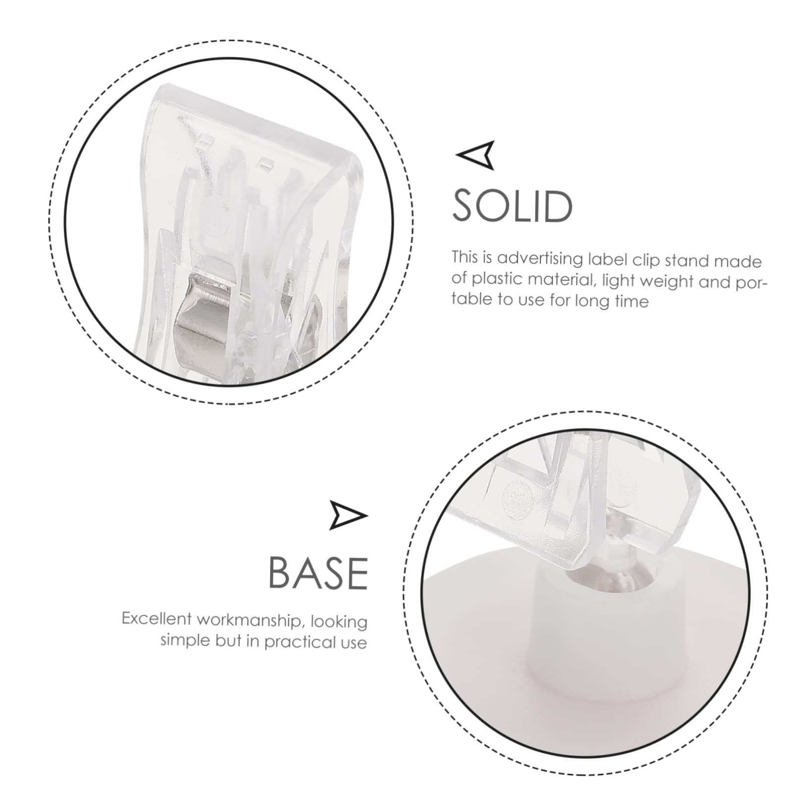 PLAFOPE 3 Set Di Porta Etichette Per Contenitori Porta Etichette Clip Per Cartelli Merci Facile Installazione 16 Pezzi * 3