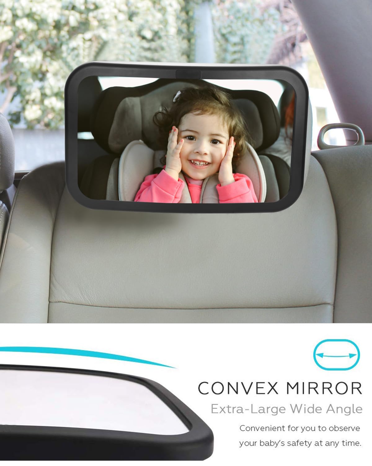 Specchietto Retrovisore Per Bambini BAMBIGOOD - Regolabile 360°, Per Auto - Sicuro E Facile Da Installare - Foto 8