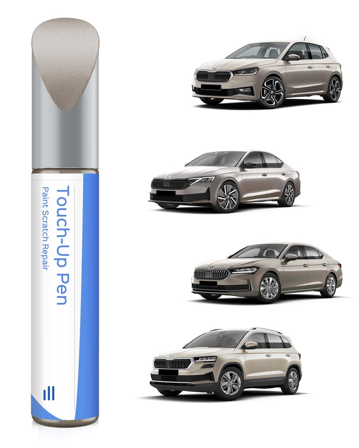 Lápiz de retoque blanco Candy 9P9P/ F9E compatible con Skoda Exact Match para chips y arañazos — view 10