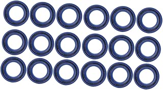Yardwe 20 Peças De Vedação De Óleo Do Eixo Do Motor Kit De Óleo De Motor De Metal Kit De Junta De Motor De Motosserra Roupa Azul Terno Azul Selador De Óleo De Corrente Selador De