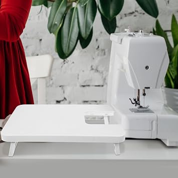 Sewing Machine Extension Table, Extension Table for Sewing Machine Adjustable Portable Plastic for Brother LS14S - 505A & Viking for Household Universal