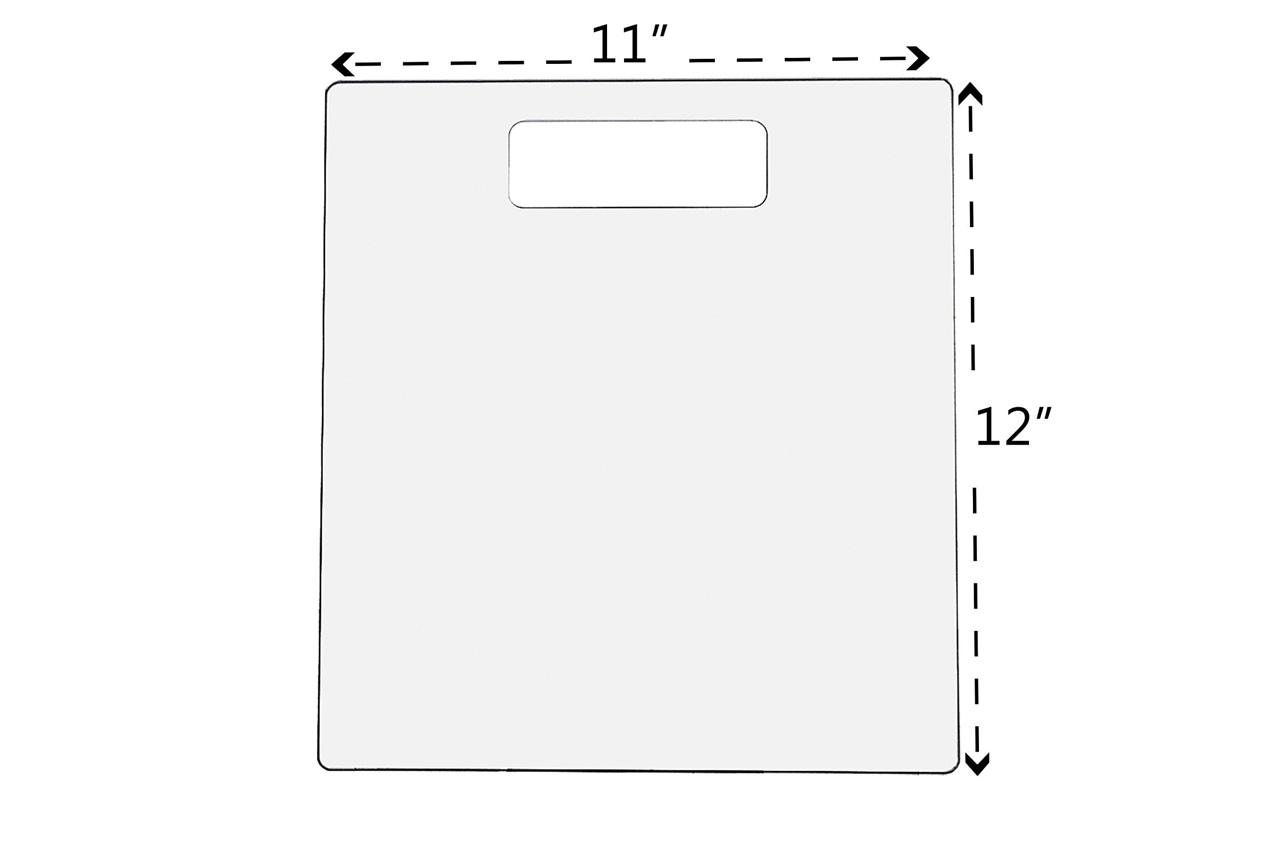 12 Pack Tshirt Folding Board Clear Acrylic 11