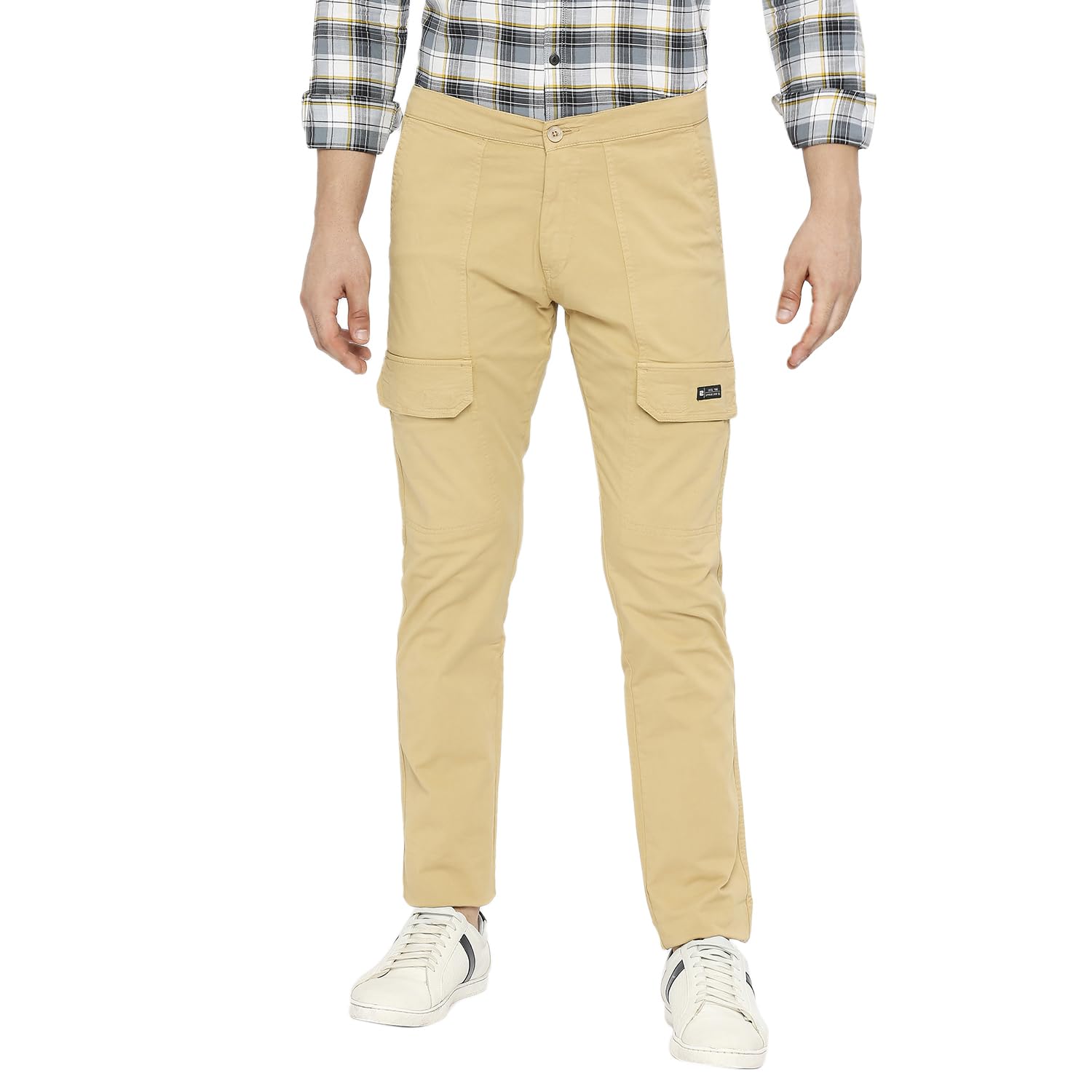 spykar Men's Mid Rise Regular Fit Cotton Pant (8907966888302P)-picture-22