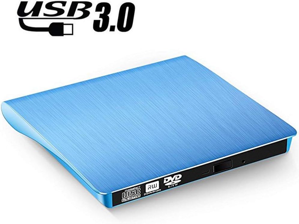 YAHEY External CD Drive, Ultra Slim USB 3.0 CD DVDRW DVD