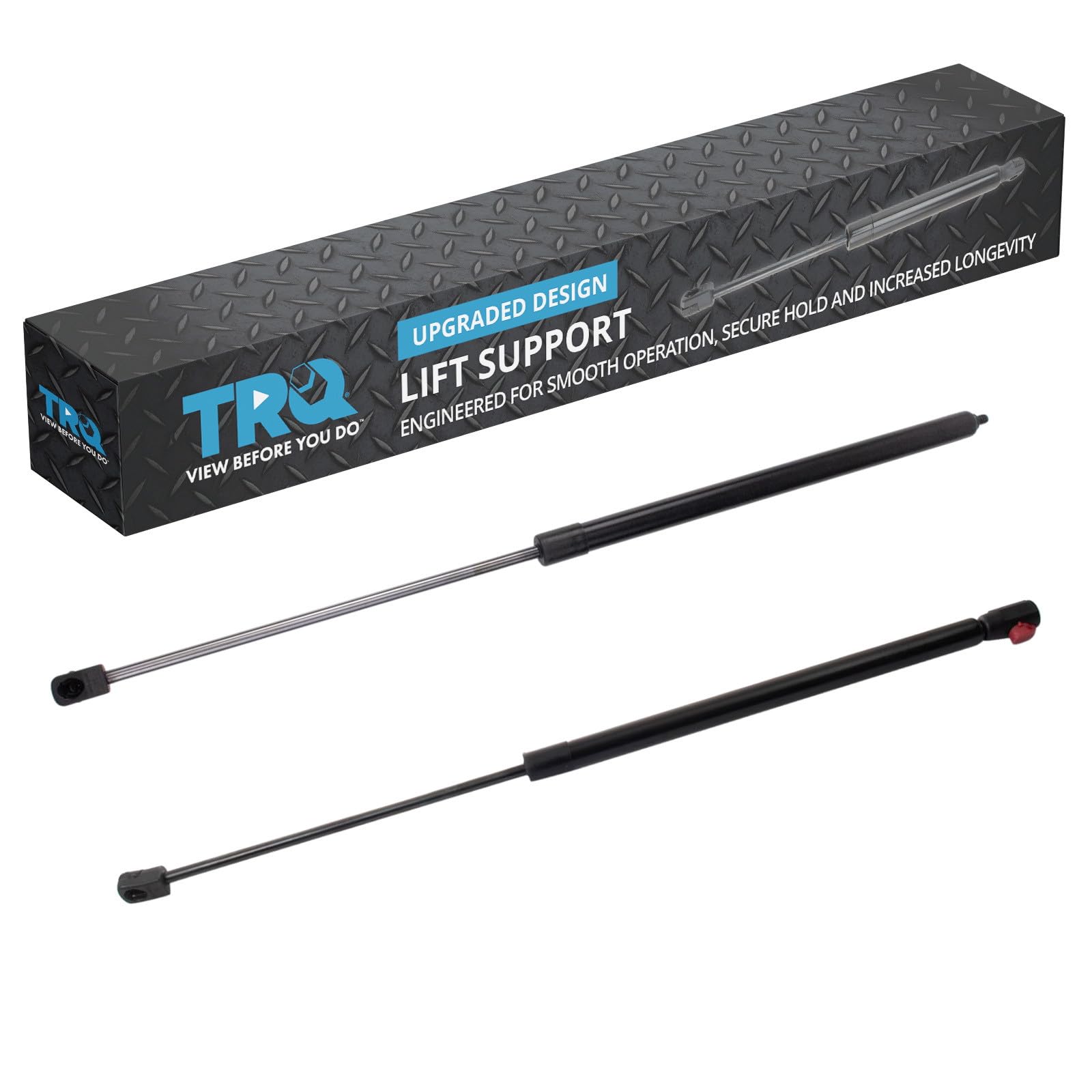 TRQ Driver & Passenger Side Hood Lift Support Shock Strut Set Compatible with 2007-2009 Mercedes-Benz ML320 2006-2011 ML350 2010-2011 ML450 2006-2007