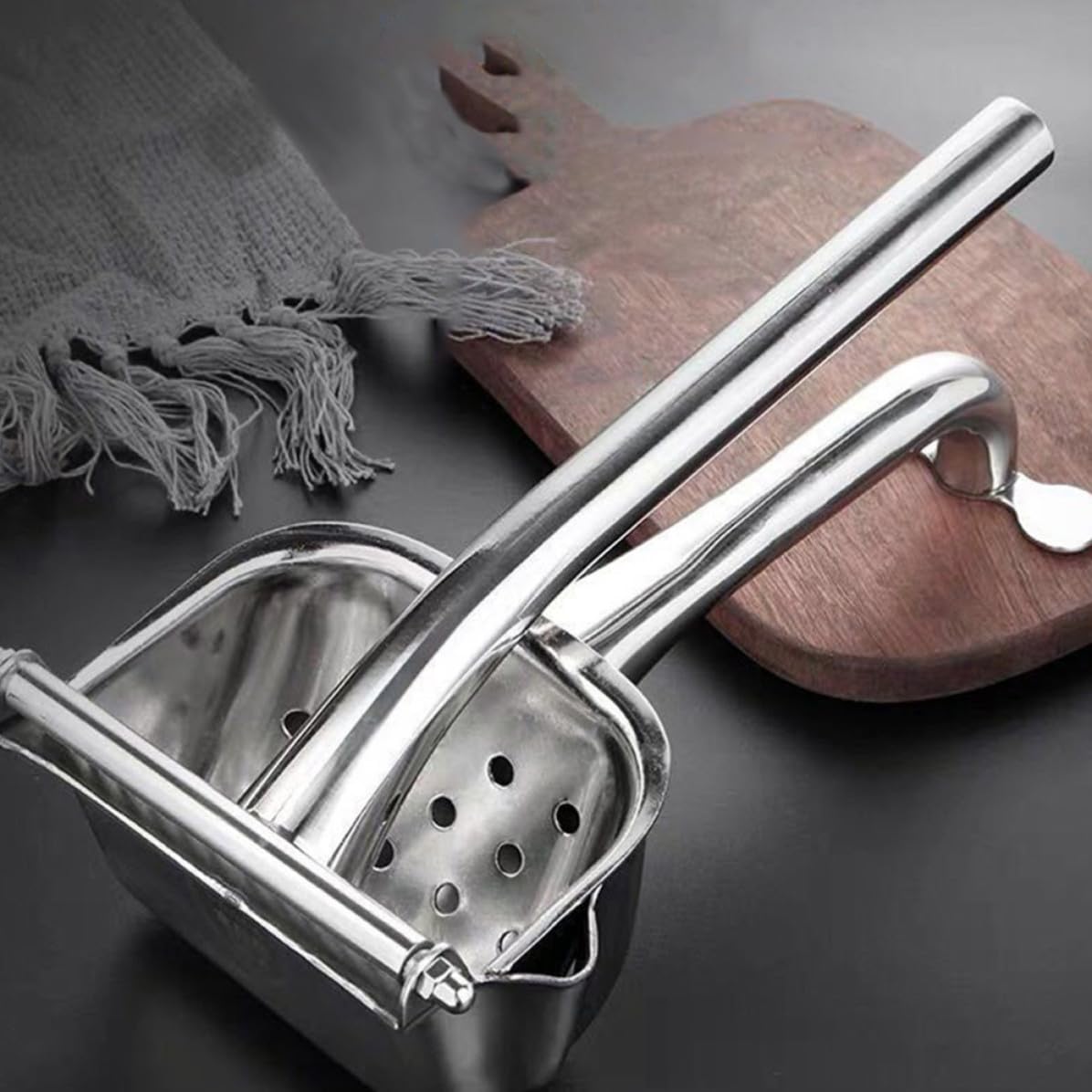 Spremiagrumi Manuale Fruit Juicer in Acciaio Inox Argento, Spremifrutta a Mano Impugnatura Confortevole, per Frutta di Qualità in Cucina e Bar