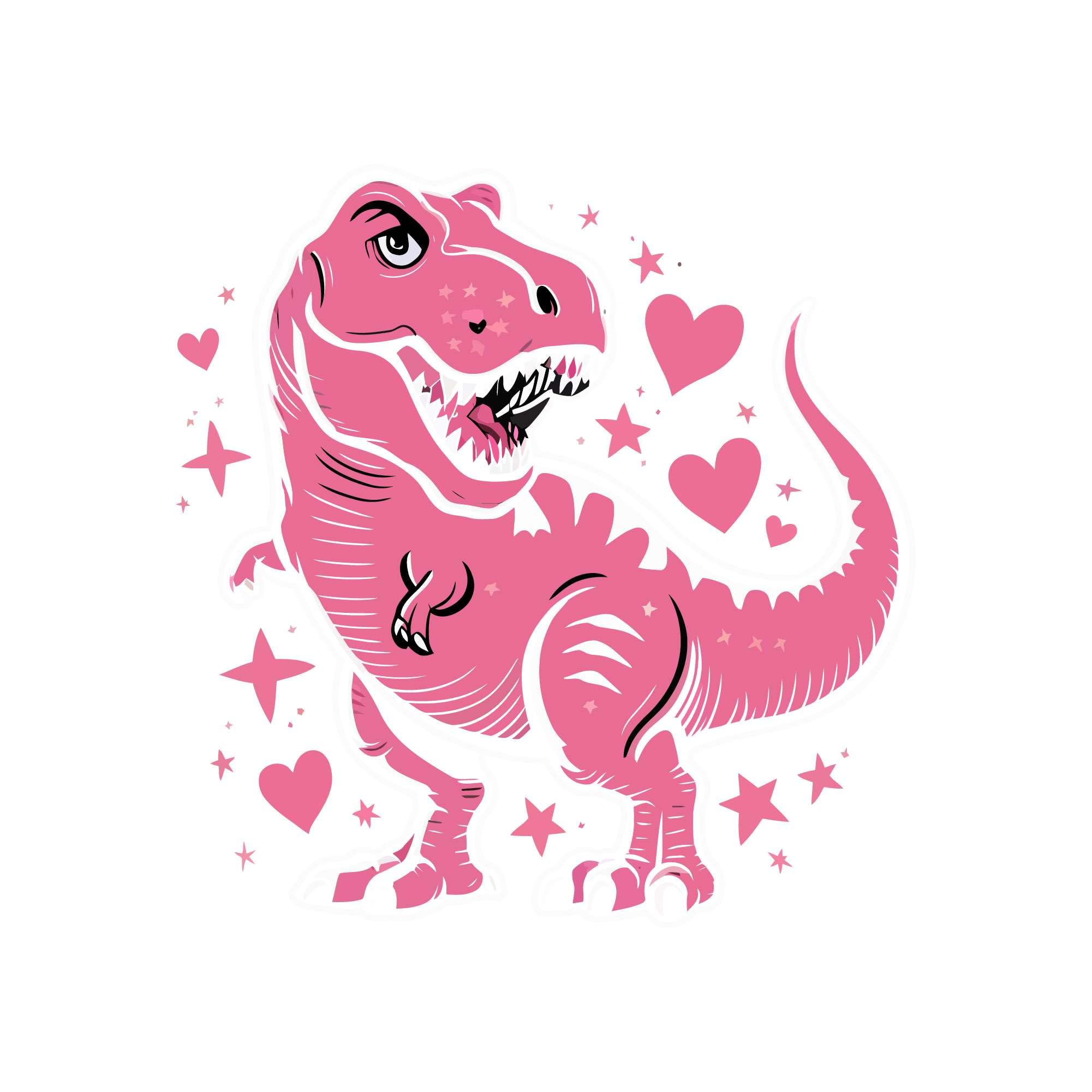 Autocollant dinosaure préhistorique en vinyle carré 50,8 cm