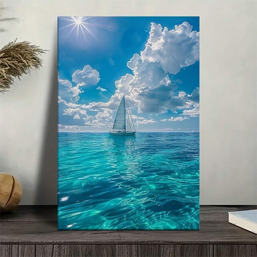 Tableau de voilier océanique pour l'ambiance marine d'un comptoir