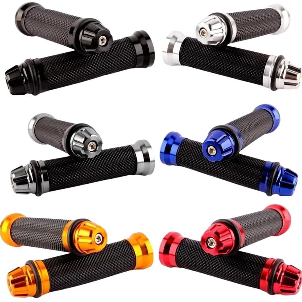 Manopole per moto da 7/8 pollici 22mm per manubrio per la maggior parte dei modelli Adatta a tutti i 78 manubri standard
