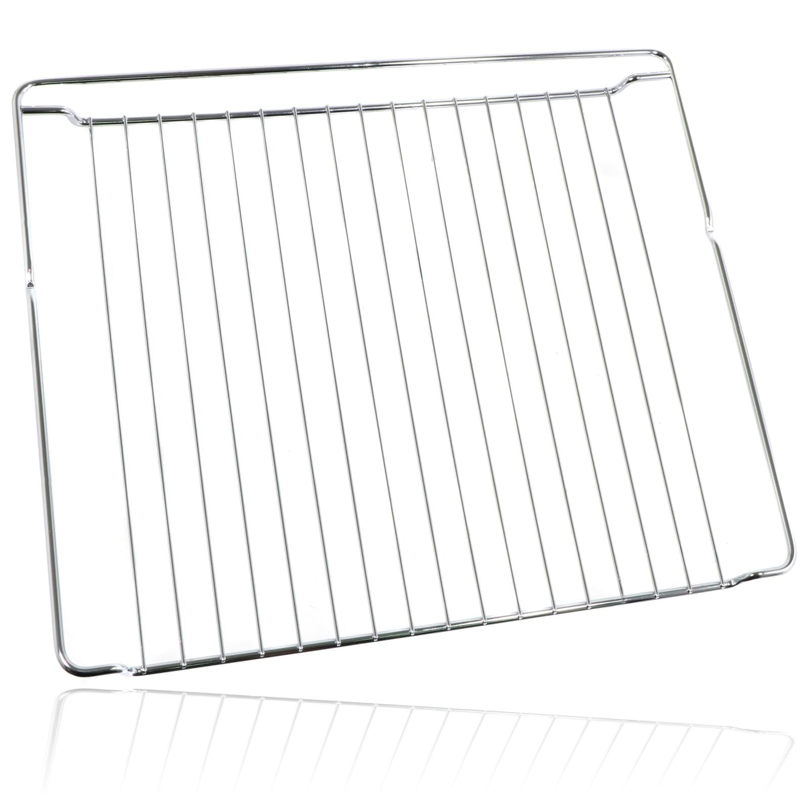Spares2go Chrome / Silver Grid Rack Shelf For Kenwood Fits Hisense Oven Cooker Grill (443 X 375Mm)