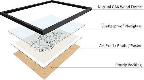 Miniatura 46 de Poster Master Póster de peonías – Estampado de flores retro – Ilustración floral – Ilustración en blanco y negro – Diseño de línea y abstracto –