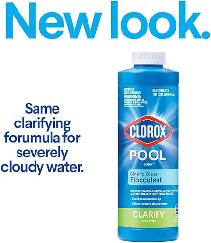Miniatura 3 de Clorox Pool&Spa - Fregadero de piscina para limpiar floculante, fregaderos de escombros, algas muertas, partículas grandes y otros asuntos para el