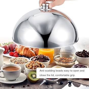 Amazon.com | Stainless Steel Food Dome Cover, Food Serving Cover