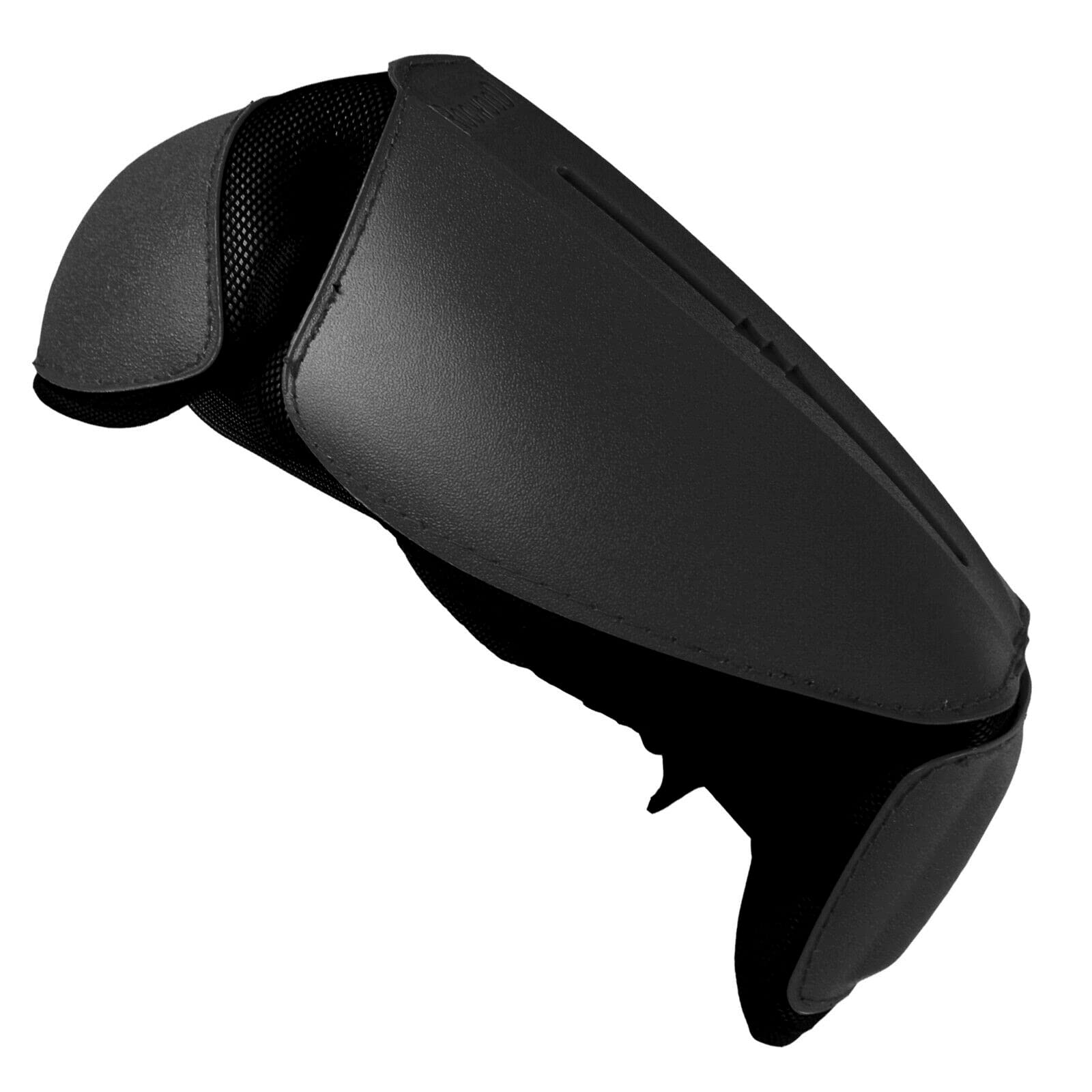 SPARES2GO Genouillères et protège-tibias pour débroussailleuse/tondeuse à gazon (taille unique, noir)