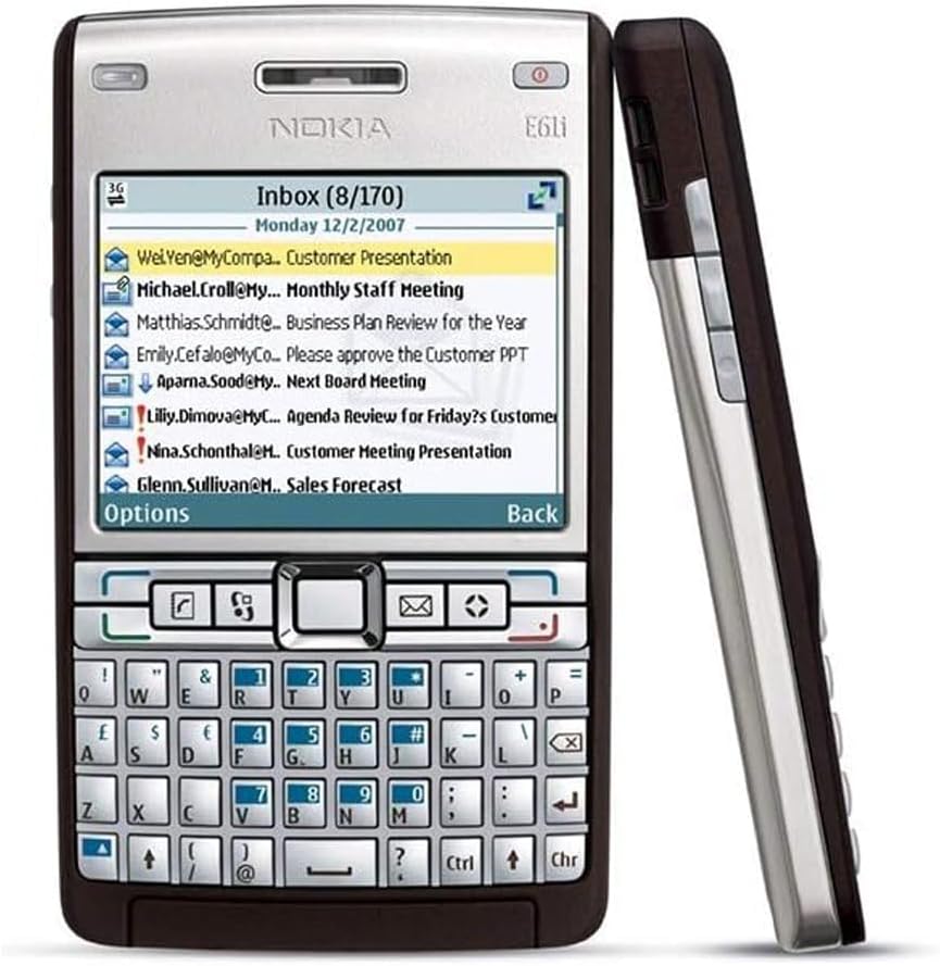 Nokia E61i-1 60MB (GSM Only, No CDMA) Factory Unlocked Collectors Item 3G Cellphone (Silver/Mocca) - International Version