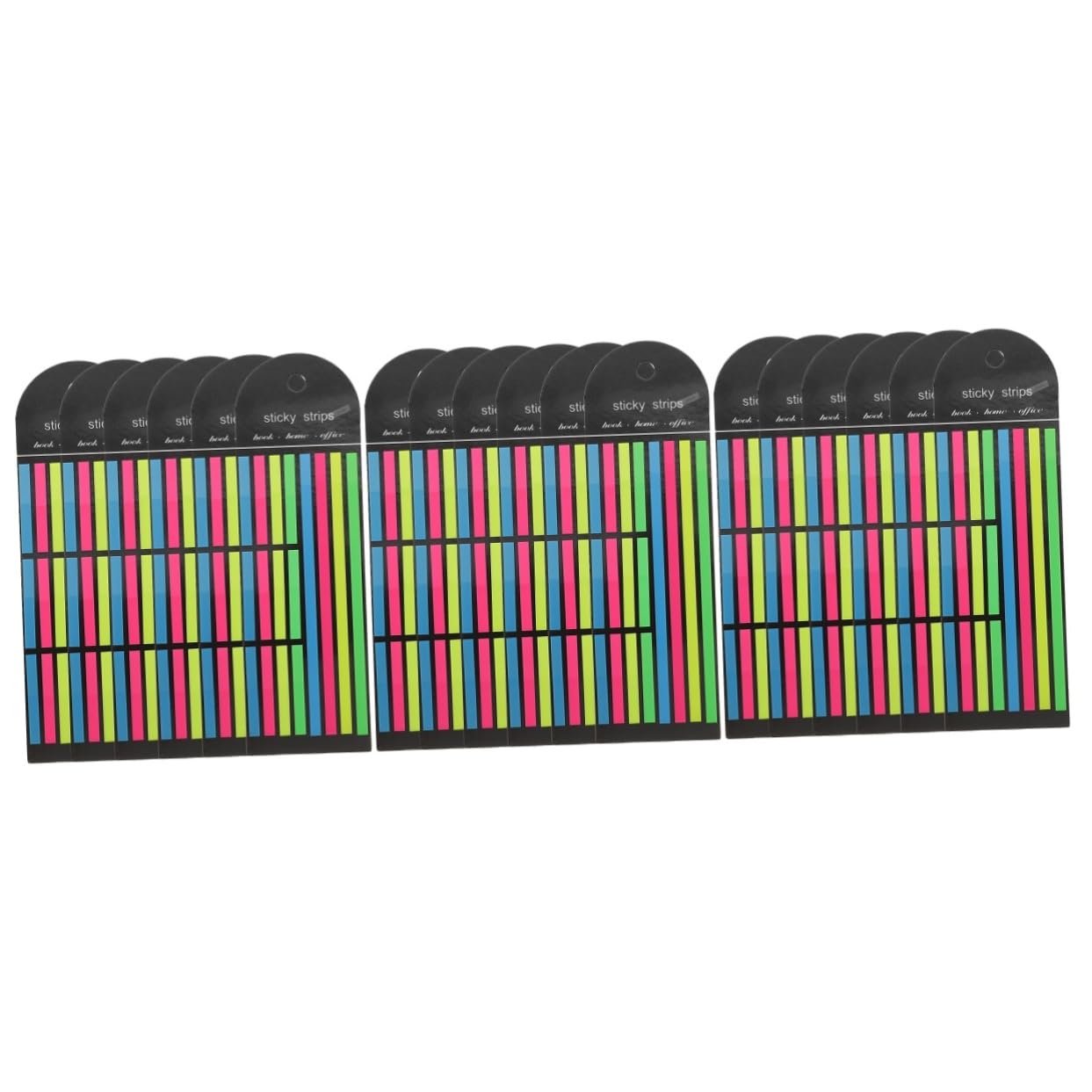 18piezas Marcapáginas Adhesivos Coloridos Juego Tiras Resaltadoras Transparentes Para Libros Notas y Estudio Para Mejorar La Concentración y Seguimiento Visual