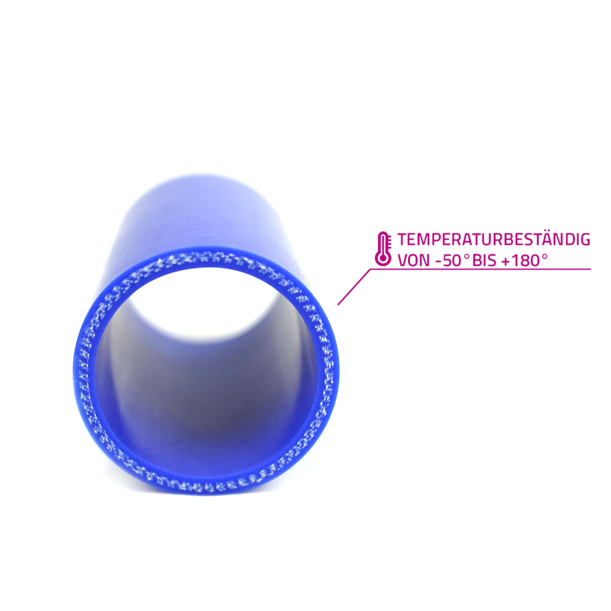 Tubo Radiatore In Silicone NovaNox Da 1 M | ID 45 Mm, Parete 4 Mm, Resistente Fino A 180°C E 4 Bar, Colore Nero