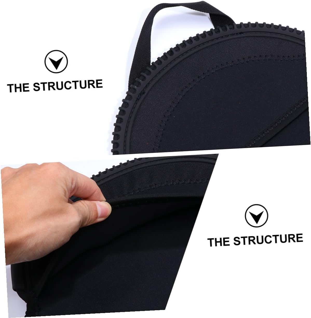 PartyKindom Snowboard Bag Snowboard Protection Cover Lightweight Sturdy Ski Gear Backpack Shoulder Strap Suitable for Travel