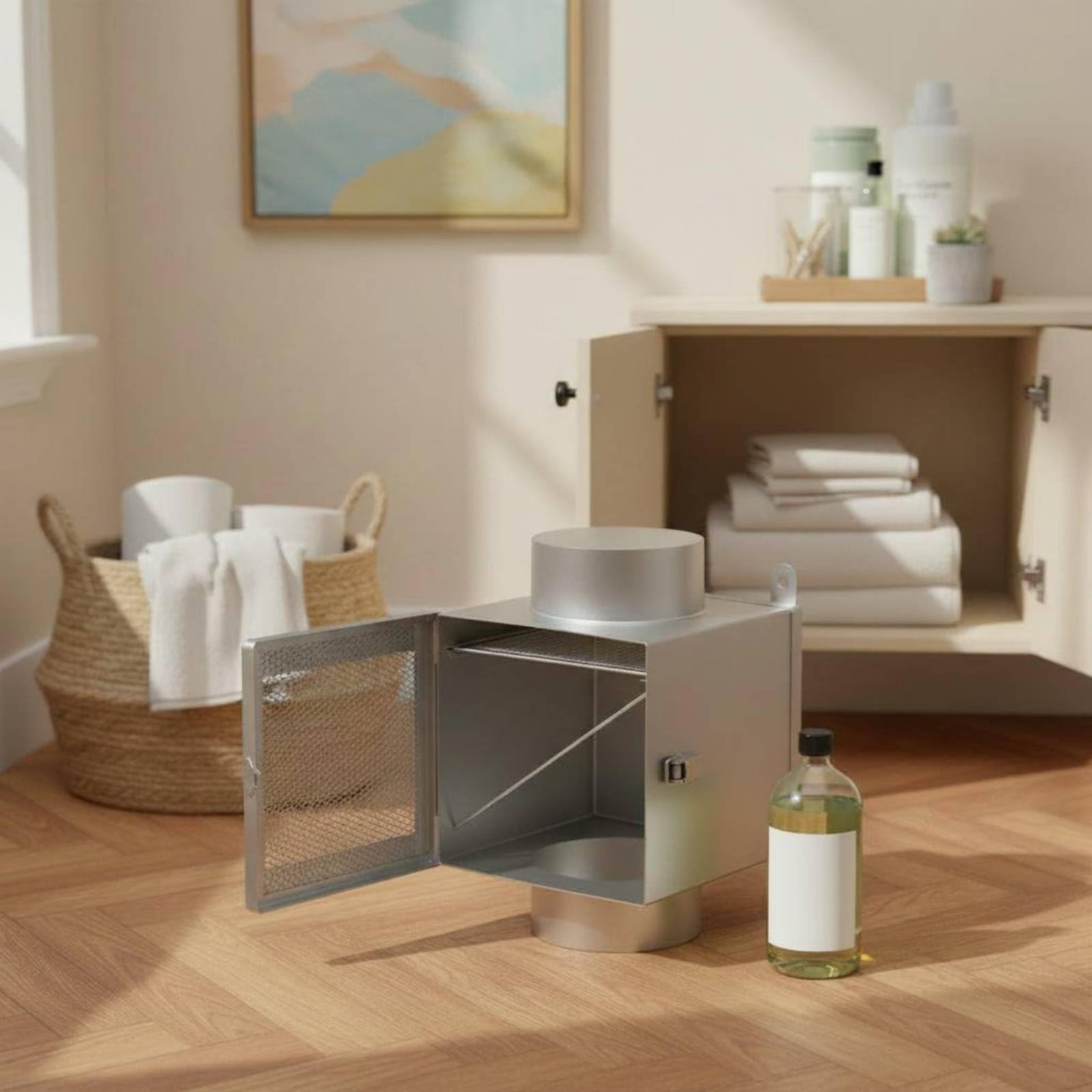 Kit de Ventilación de Secadora Interior Resistente Al Alta Temperatura Filtro Secadora con Malla Acero