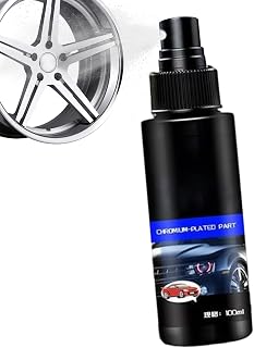 Chrome Plating Refurbishment Agent, Refurbishing Agent Spray for Chrome-Plated Parts | Metal Polish Cleaner,Long-Lasting, Multi Sur-face Use, for Vehicles, Boat, Home