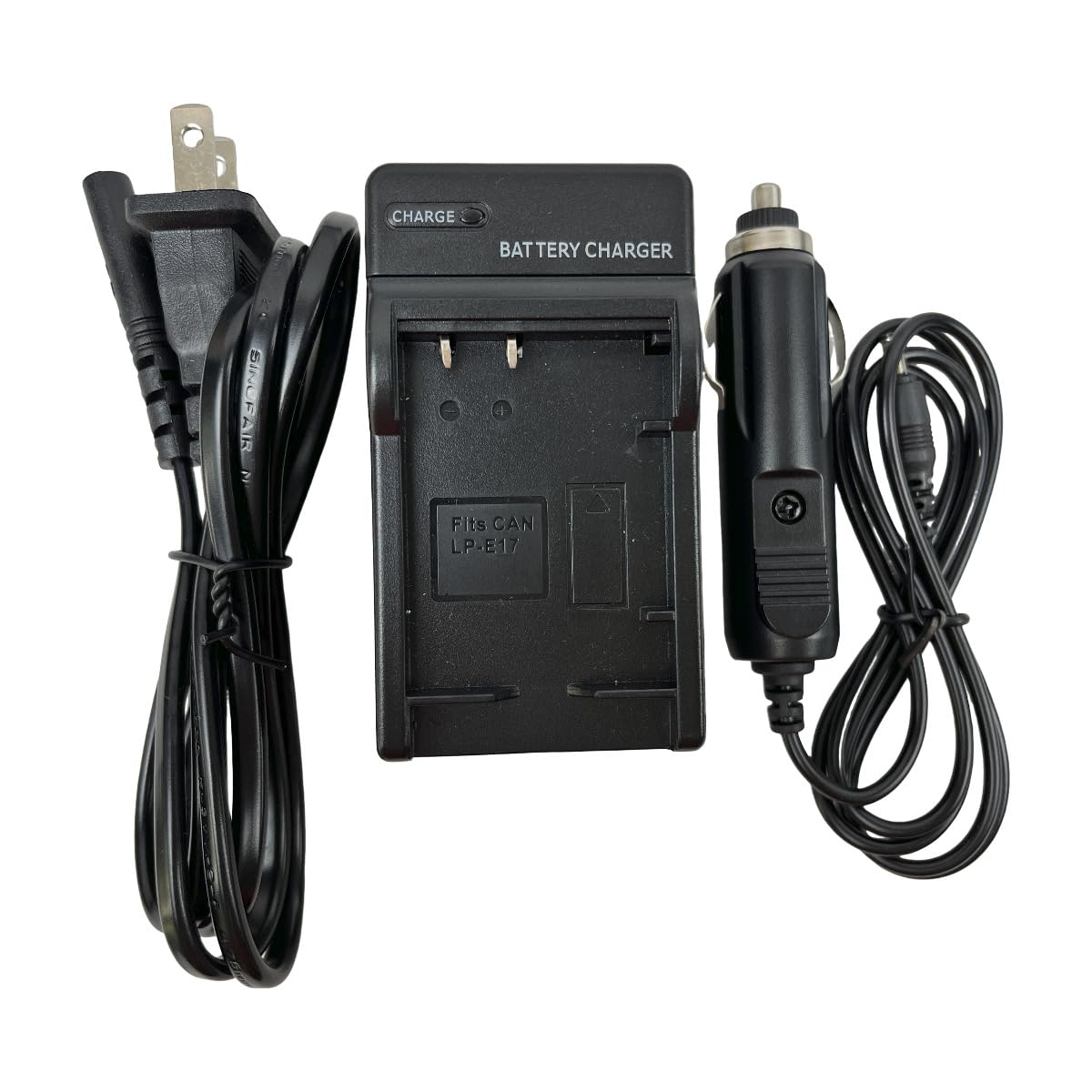 LC-E17 Battery Charger for LP-E17 Lithium-Ion Battery to use with Canon Cameras Including EOS 77D, M3, R50, R100, M5, R8, M6 Mark II, R10, RP, Rebel