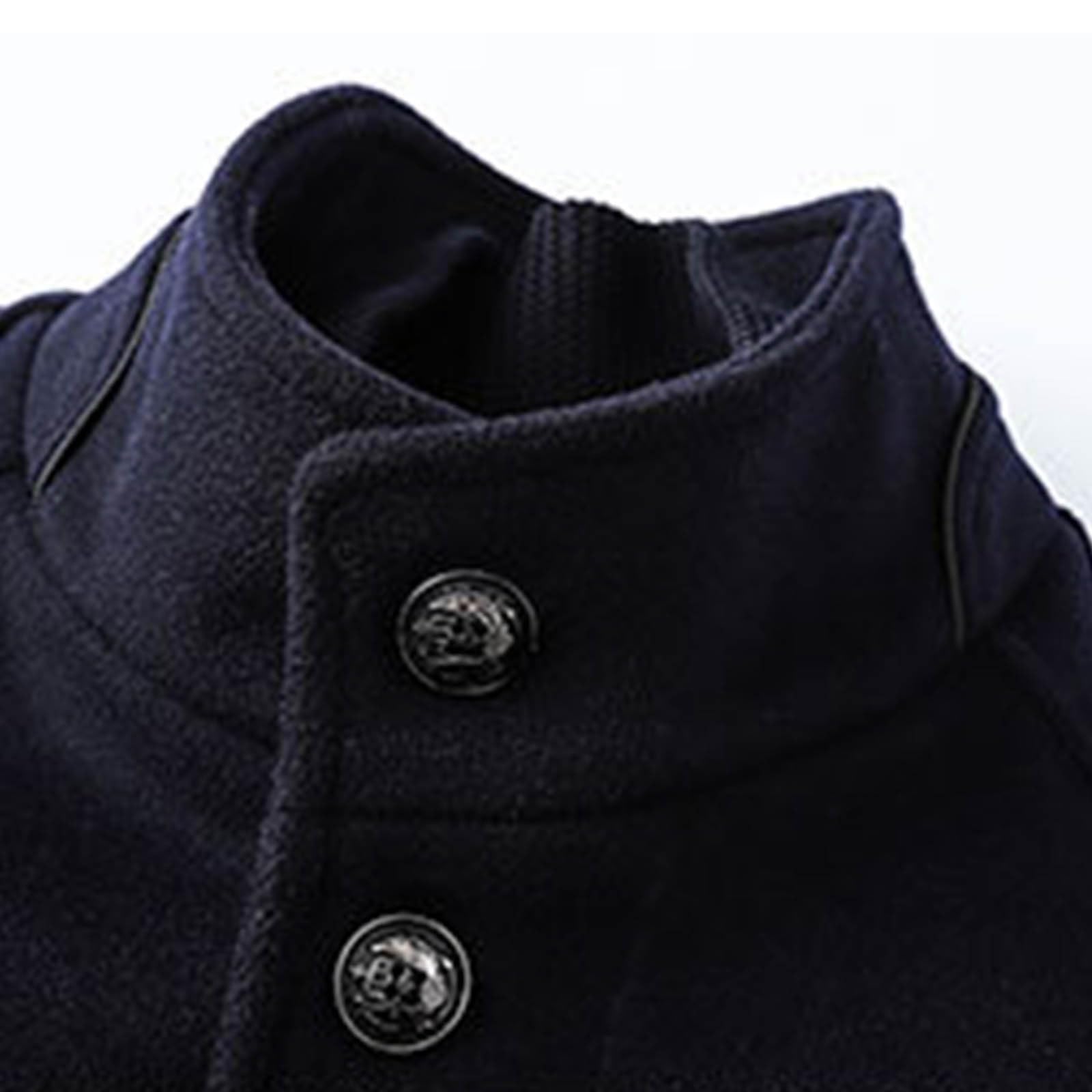 Abrigo De Lana Para Hombre Termica, Gabardina Gruesa De Longitud Media, Abrigos Para Hombres Sobretodo De Invierno De Lana Trenca Abrigo Slim Fit Polar Chaqueta Abrigo Para Hombre Chaqueta Larga
