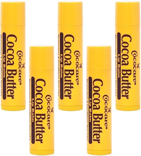 Miniatura 1 de Cococare - Bálsamo labial con manteca de cacao, 0.15 onzas (paquete de 5)