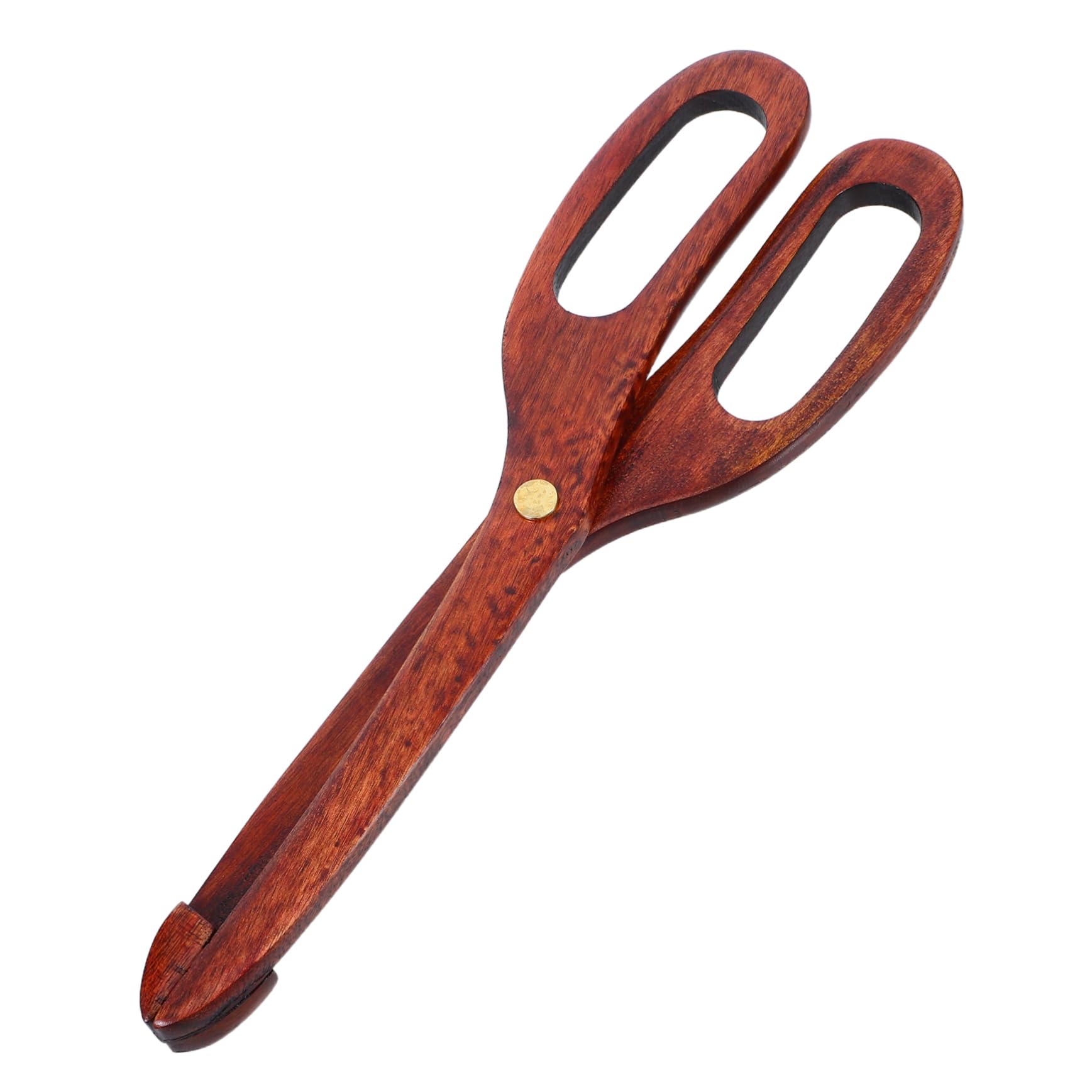 GRIRIW Wooden Bread Serving Tongs: Reusable Wood Toast Tongs Kitchen Utensils for Bbq Buffet Salad Appetizer Fruits Bread and