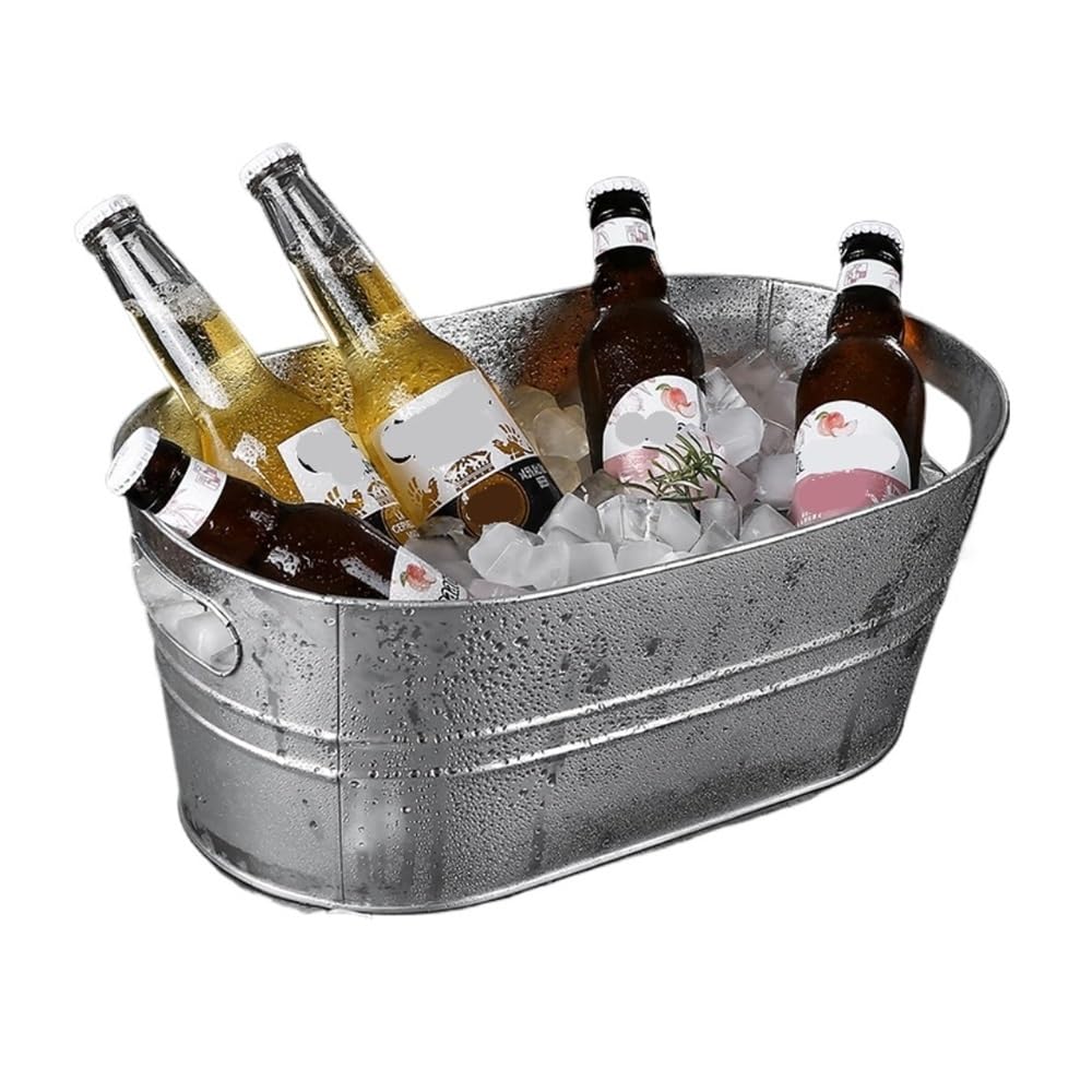 Cubo de hielo comercial que evita botellas calientes en tus fiestas