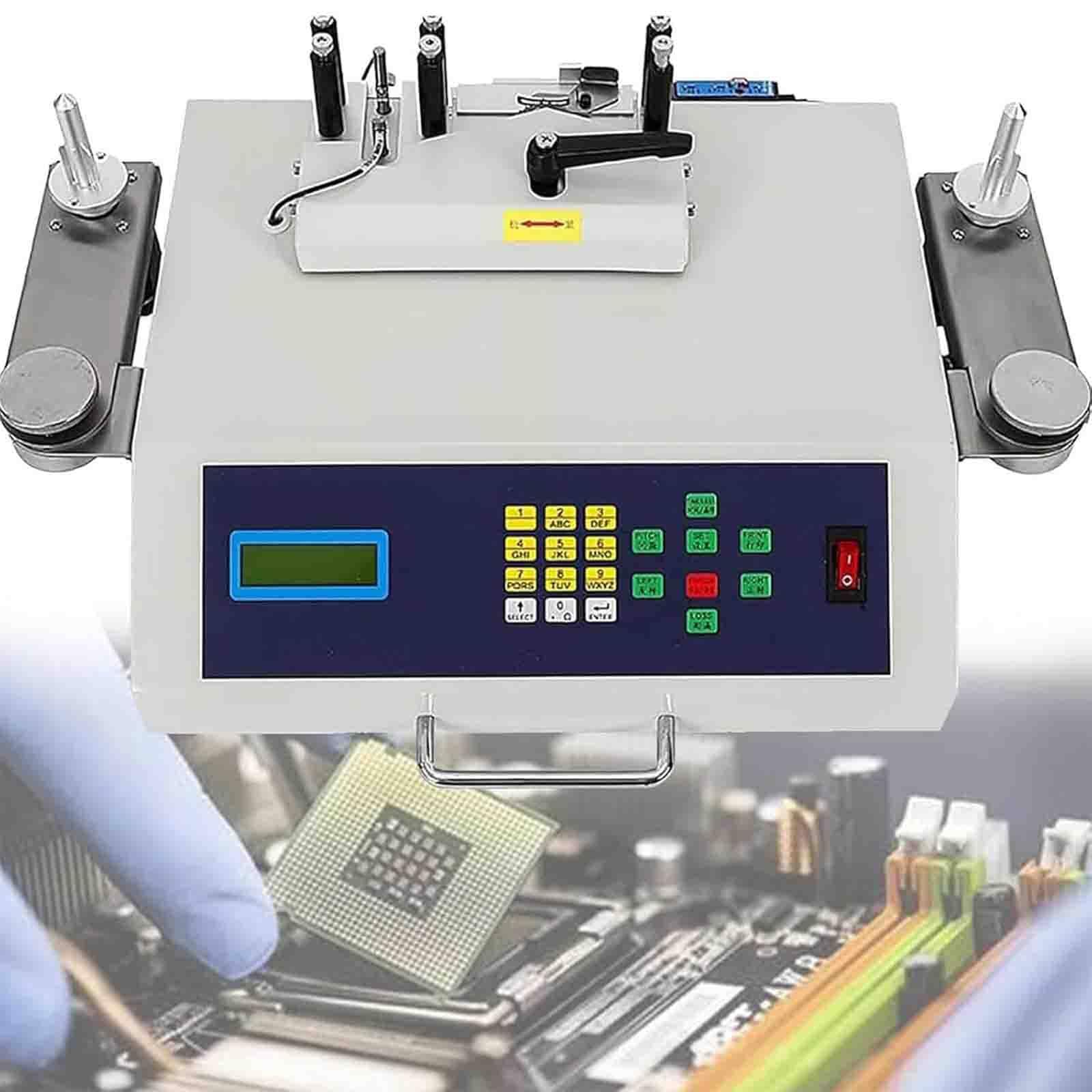 Compteur automatique de pièces avec écran LCD pour composants SMT/SMD, large plage de comptage pour différentes tailles de roues de courroie