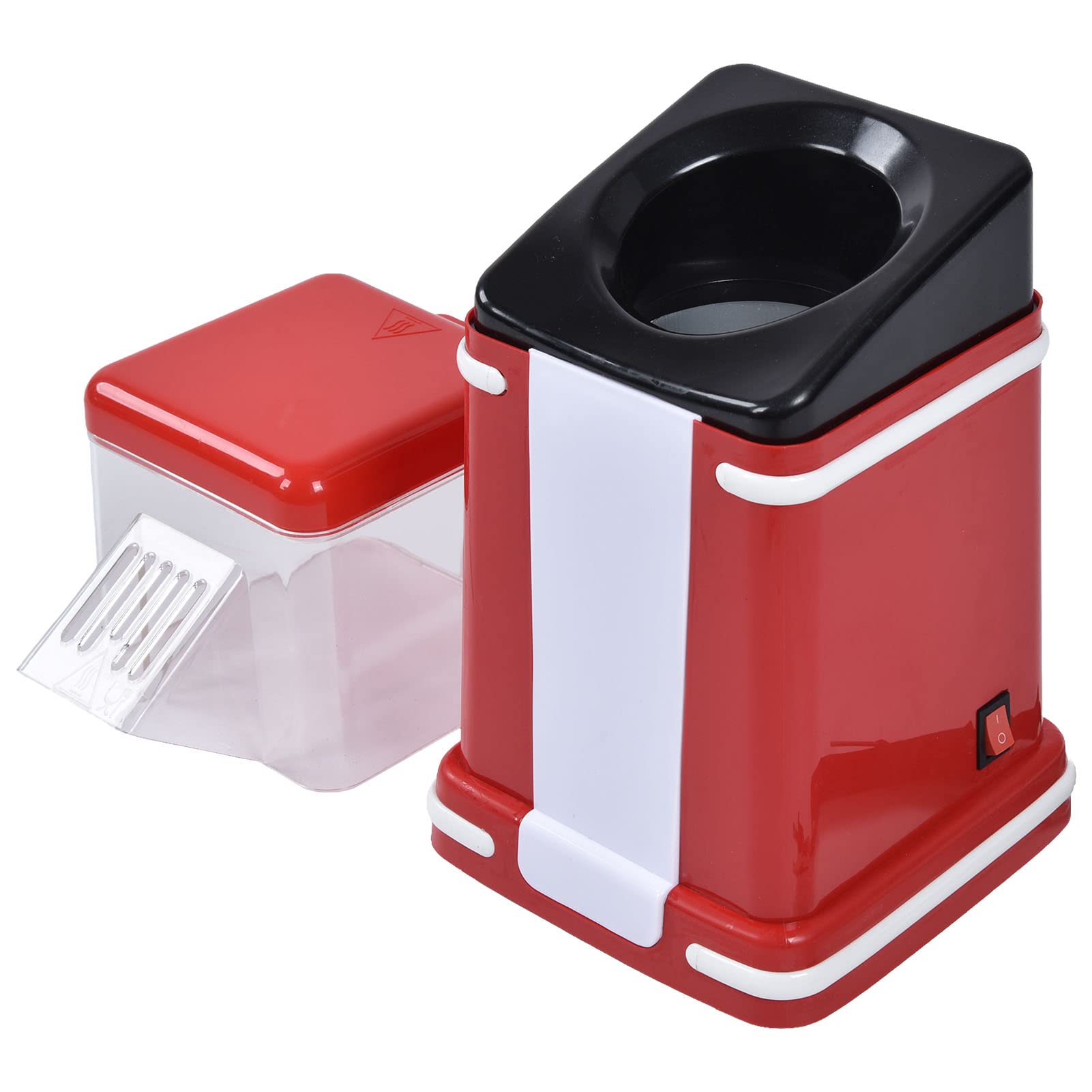 Electric Popcorn Maker, 1200W Hot Air Popcorn Machine, No Oil Needed, Mini Movie Theater Popcorn Popper Maker for Party Home and Family Snacks(EU)-picture-17