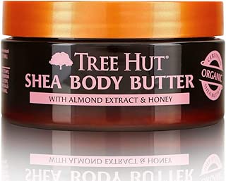 Tree Hut 24 Hour Intense Hydrating Shea Body Butter Almond & Honey, 7oz, Hydrating Moisturizer with Pure Shea Butter for Nourishing Essential Body Care - coolthings.us
