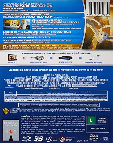 A Lenda Dos Guardioes [Blu-ray]