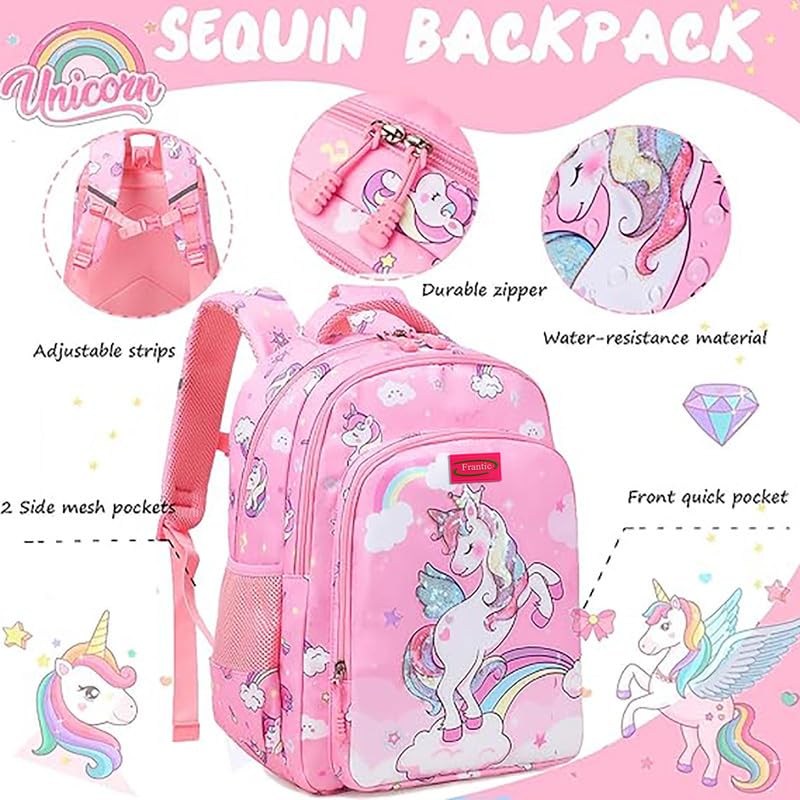 Image of Frantic Polyester 26 L Waterproof School Backpack School Bag Daypack Picnic Bag For Boys & Girls