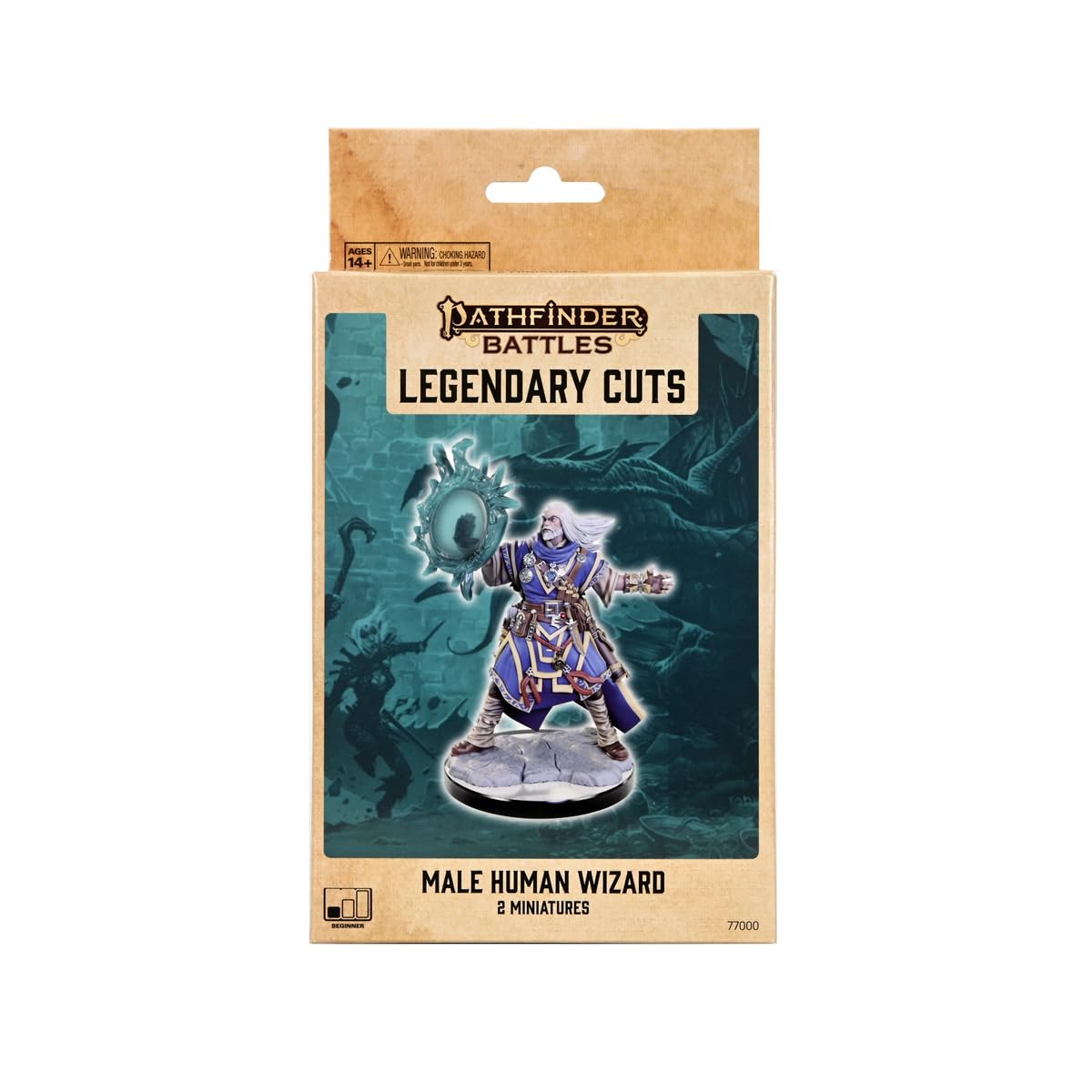 Male Human Wizard: Pathfinder Legendary Cuts (W2A)