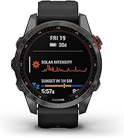 Vista 1 de Garmin Fenix 7S - Reloj inteligente de aventura de tamaño más pequeño, con capacidad de carga solar, resistente reloj para exteriores