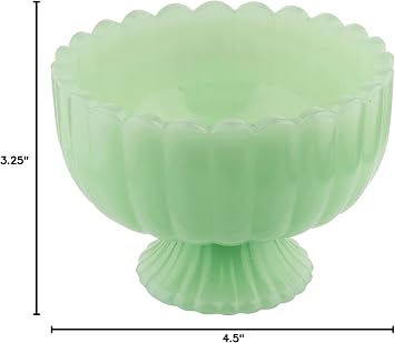 Tablecraft HJ453 Sundae Dish, 4.5 x 4.5 x 3.25, Green