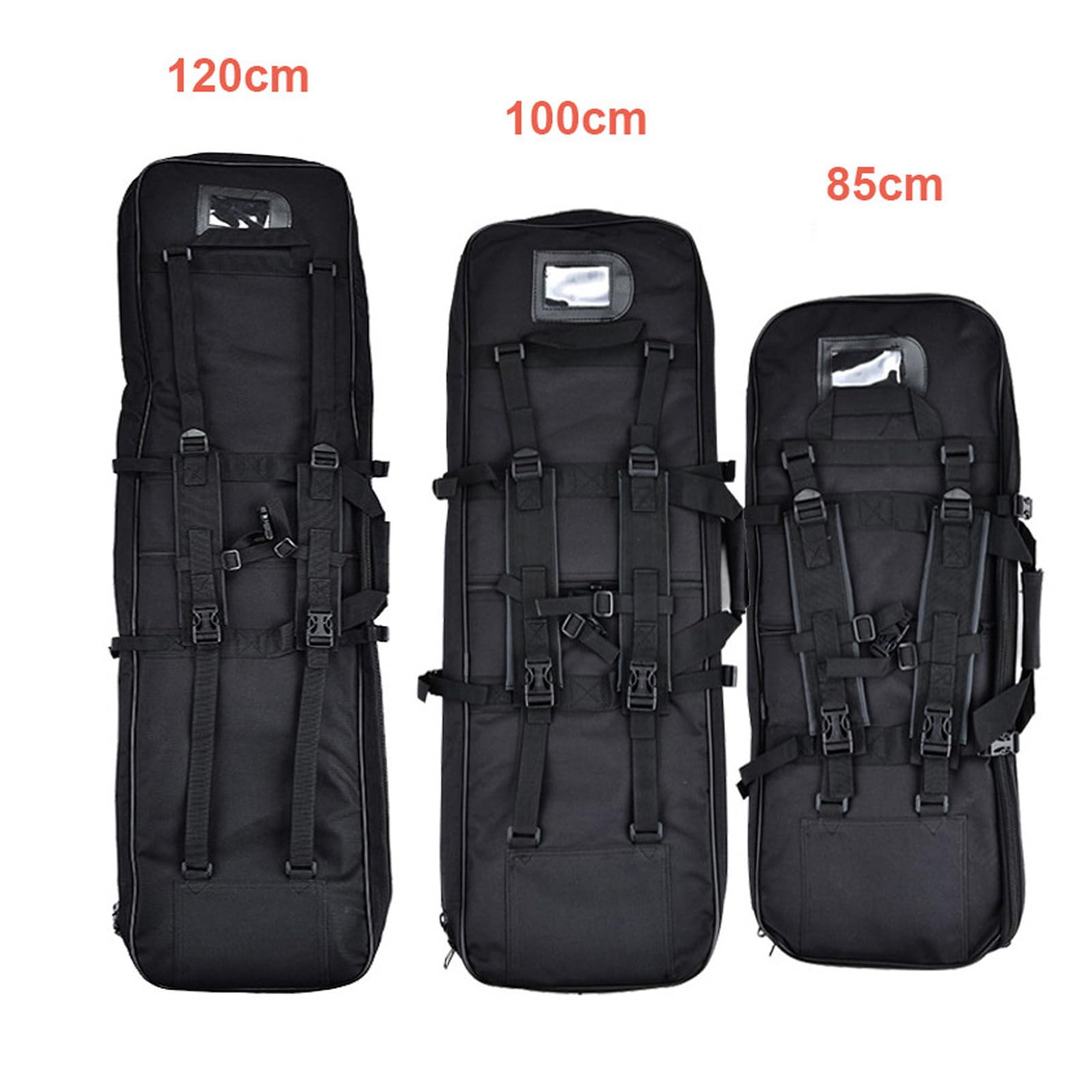 Waffentasche G ewehrtasche 85/100/120cm,Langwaffentasche,wasserdichte Gewehrtasche 2 Langwaffen,Futteral Gewehrtasche mit Doppelfach Große Zubehör Beutel,für Staubdicht Jagd Schie(Size:100cm,Color:a)