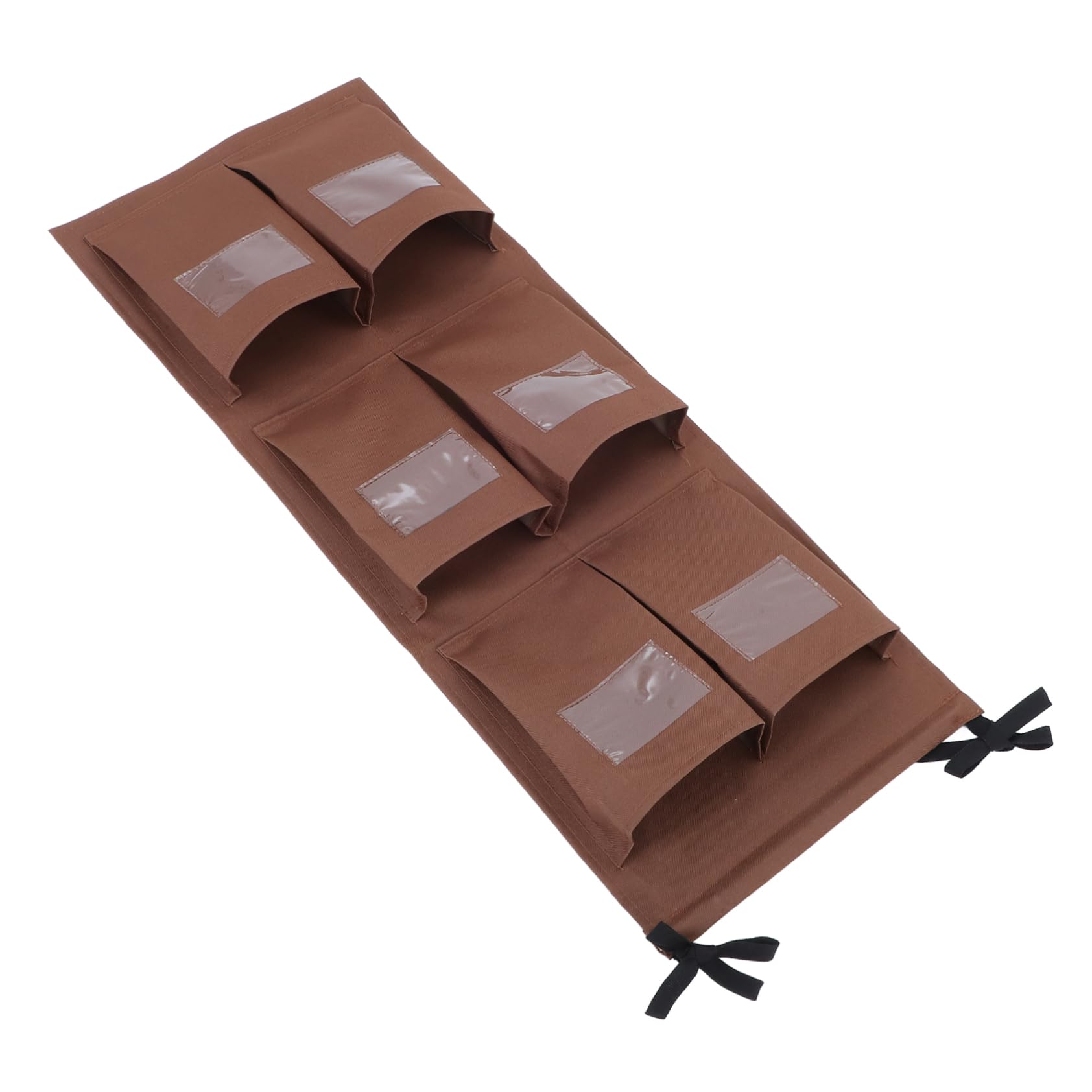 Organisateur pour chariot hôtelier avec poches verticales en tissu Oxford pliable